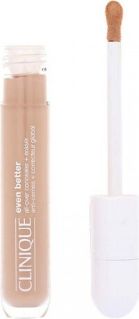 Maskuoklis Clinique Even Better All-Over Concealer + Eraser CN52, 6 ml kaina ir informacija | Makiažo pagrindai, pudros | pigu.lt