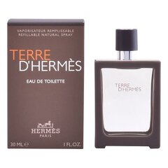 Туалетная вода Hermes Terre D'hermes EDT для мужчин 30 мл цена и информация | Мужские духи | pigu.lt