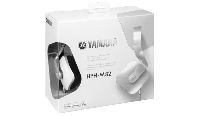 Yamaha HPH-M82WH цена и информация | Ausinės | pigu.lt