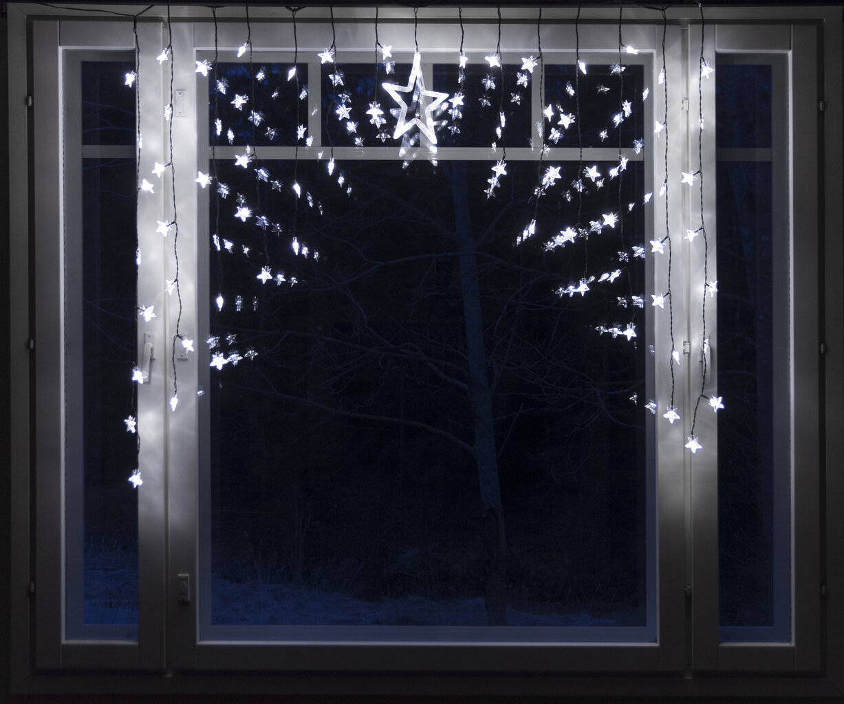 Kalėdinė girlianda Žvaigždė, 80 LED kaina ir informacija | Girliandos | pigu.lt