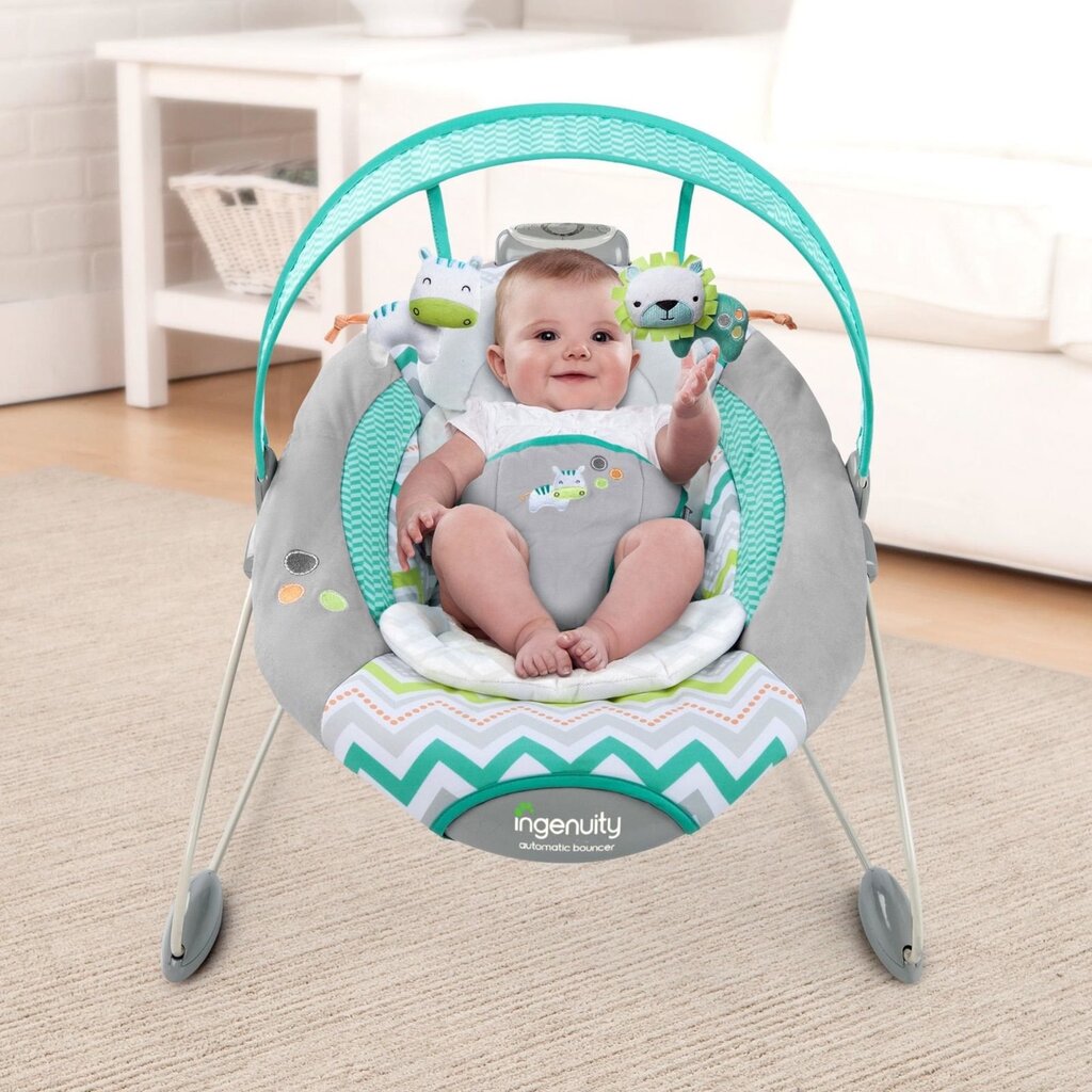 Gultukas Bright Starts SmartBounce Automatic Bouncer™ kaina ir informacija | Gultukai ir sūpynės | pigu.lt