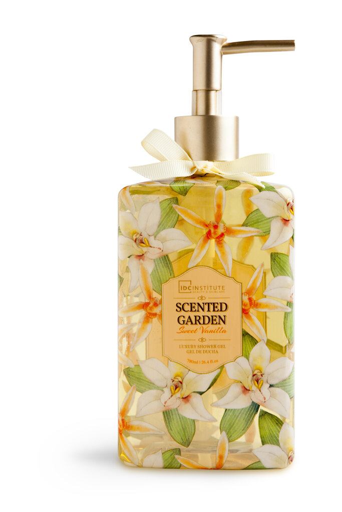 Dušo želė su dozatoriumi IDC Institute Scented Garden Vanilla 780 ml цена и информация | Dušo želė, aliejai | pigu.lt