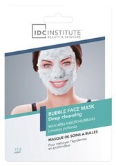 Глубоко очищающая маска для лица IDC Institute Bubble Face 15 г цена и информация | Маски для лица, патчи для глаз | pigu.lt