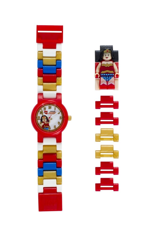 LEGO® rankinis laikrodis Clictime DC Superheroes Wonder Women kaina ir informacija | Aksesuarai vaikams | pigu.lt