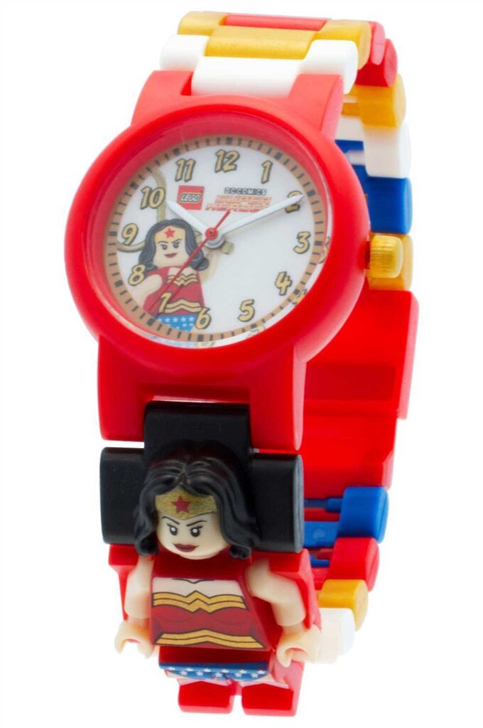 LEGO® rankinis laikrodis Clictime DC Superheroes Wonder Women kaina ir informacija | Aksesuarai vaikams | pigu.lt