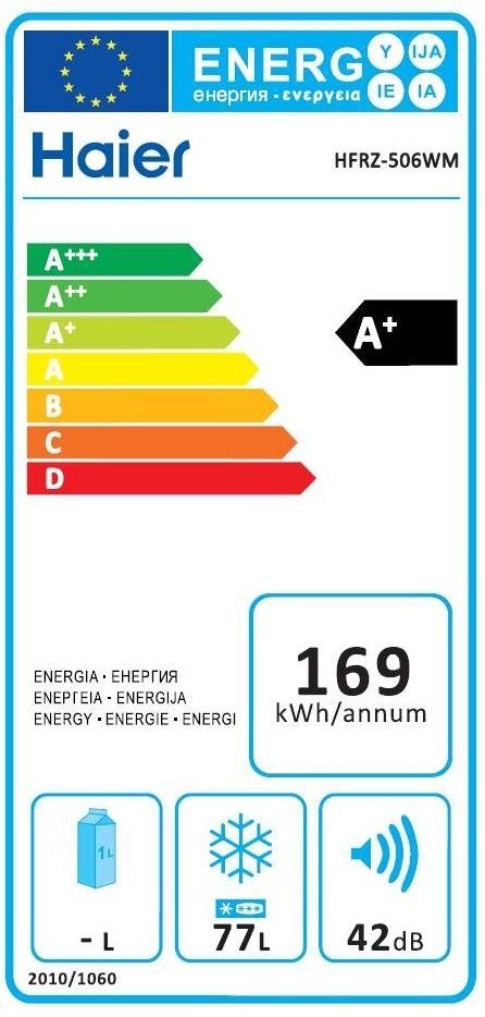 Haier HFRZ-506WM цена и информация | Šaldikliai, šaldymo dėžės | pigu.lt