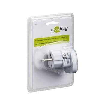 Kelioninis adapteris Goobay 94026 kaina ir informacija | Elektros jungikliai, rozetės | pigu.lt