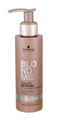 Восстанавливающая сыворотка для волос Schwarzkopf Professional BlondMe Keratin Restore Intense Care 150 мл цена и информация | Средства для укрепления волос | pigu.lt