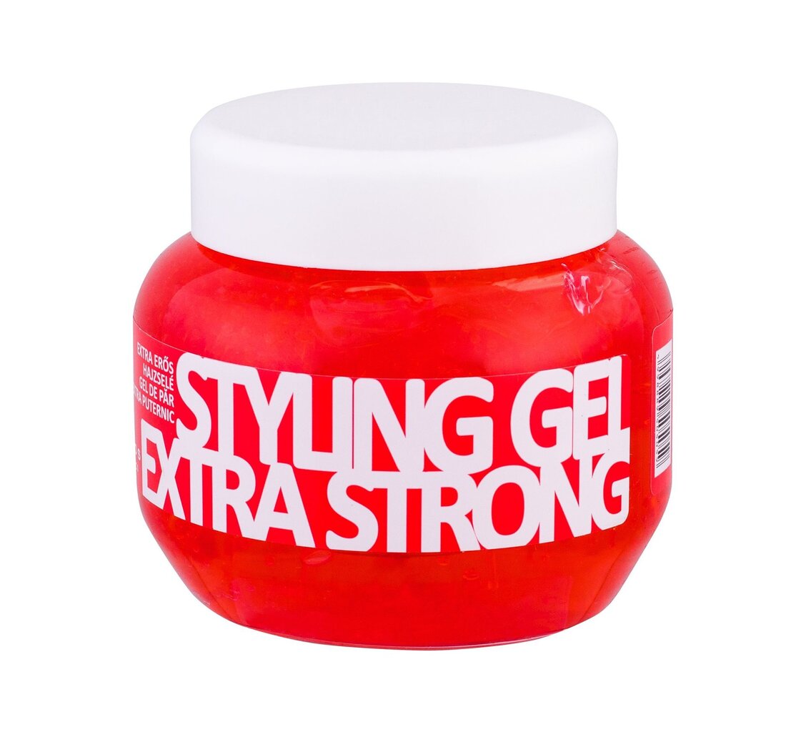 Itin stiprios fiksacijos plaukų gelis Kallos Cosmetics Extra Strong Styling Gel 275 ml kaina ir informacija | Plaukų formavimo priemonės | pigu.lt