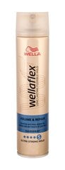 Лак для волос супер сильной фиксации Wella Wellaflex Volume & Repair 250 мл цена и информация | Средства для укладки волос | pigu.lt