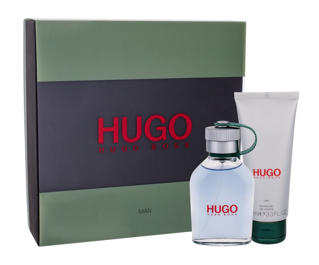 Rinkinys Hugo Boss Hugo: EDT vyrams 75 ml + dušo želė 100 ml цена и информация | Kvepalai vyrams | pigu.lt