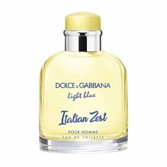 Туалетная вода Dolce & Gabbana Light Blue Italian Zest Pour Homme EDT для мужчин 125 мл цена и информация | Мужские духи | pigu.lt