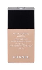 Основа для макияжа Chanel Vitalumiere Aqua 70 Beige, 30 мл цена и информация | Пудры, базы под макияж | pigu.lt