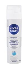 Nivea Sensitive Men Shaving Gel 200ml цена и информация | Косметика и средства для бритья | pigu.lt