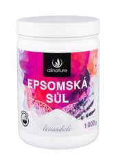 Druska Allnature Epsomo su levandomis, 1000 g kaina ir informacija | Dušo želė, aliejai | pigu.lt