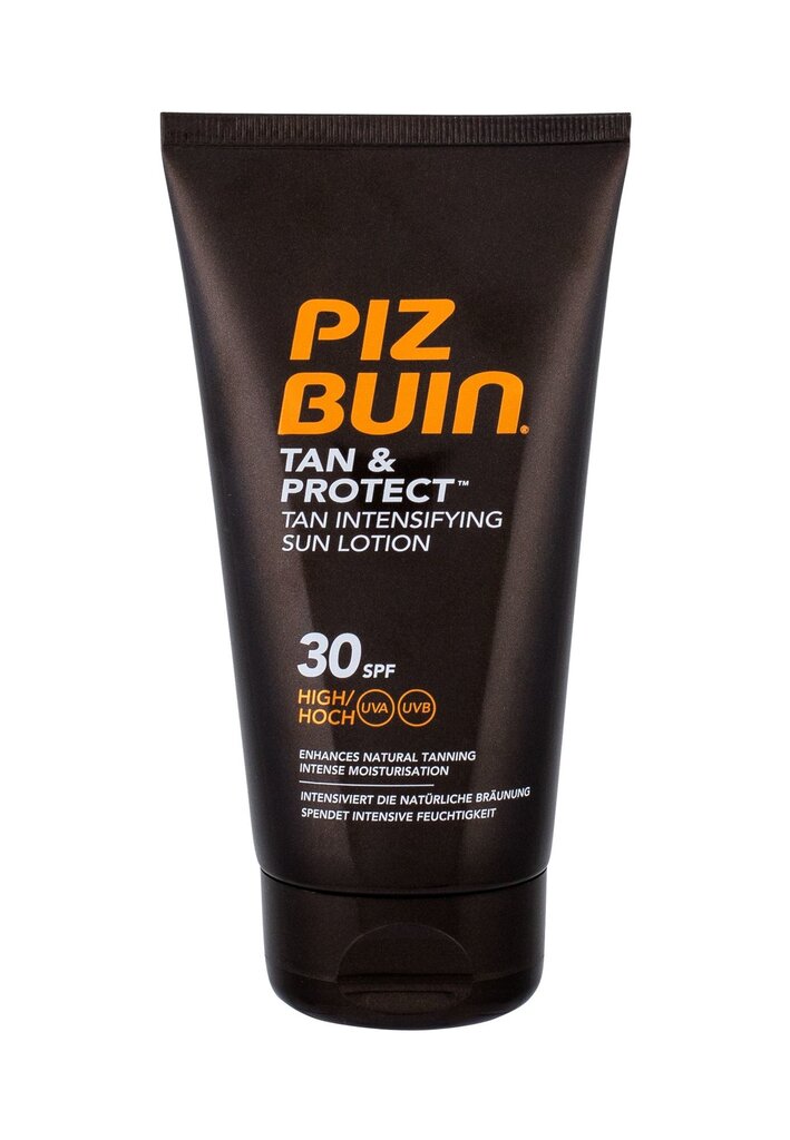 Apsauginis losjonas nuo saulės Piz Buin Tan And Protect Tan Intensifying SPF30 150 ml цена и информация | Kremai nuo saulės | pigu.lt