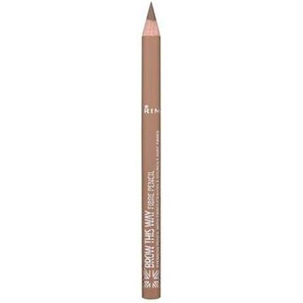 Antakių pieštukas Rimmel London Brow This Way Fibre 1.08 g, 001 Light цена и информация | Antakių dažai, pieštukai | pigu.lt