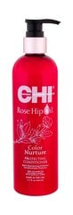 Plaukų kondicionierius su keratinu ir rožių aliejumi CHI Rose Hip Oil Color Nurture Protecting 340 ml kaina ir informacija | Balzamai, kondicionieriai | pigu.lt