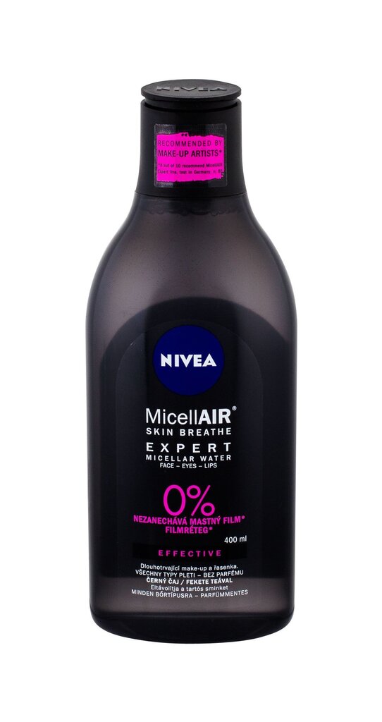 Micelinis vanduo vandeniui atspariam makiažui Nivea Expert MicellAIR 400 ml kaina ir informacija | Veido prausikliai, valikliai | pigu.lt