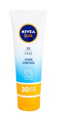 Солнцезащитный крем Nivea Sun UV Face Shine Control, для лица, 50 мл цена и информация | Кремы от загара | pigu.lt