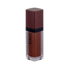 Skysti matiniai lūpų dažai Bourjois Paris Rouge Edition Velvet 7.7 ml, 23 Chocolat Corset kaina ir informacija | Lūpų dažai, blizgiai, balzamai, vazelinai | pigu.lt