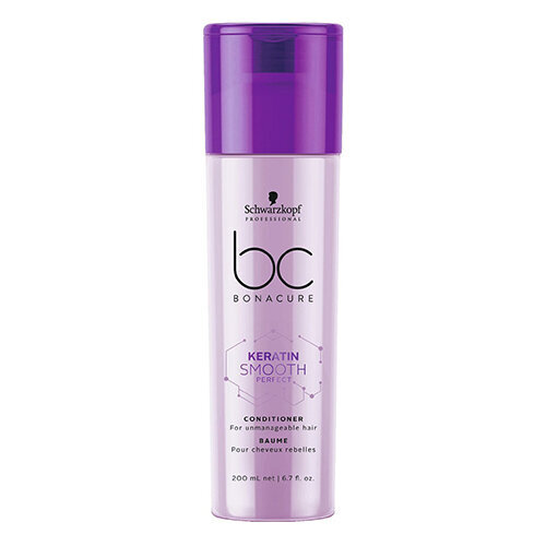 Plaukų kondicionierius Schwarzkopf Proffesional BC Bonacure Keratin Smooth Perfect 200 ml kaina ir informacija | Balzamai, kondicionieriai | pigu.lt