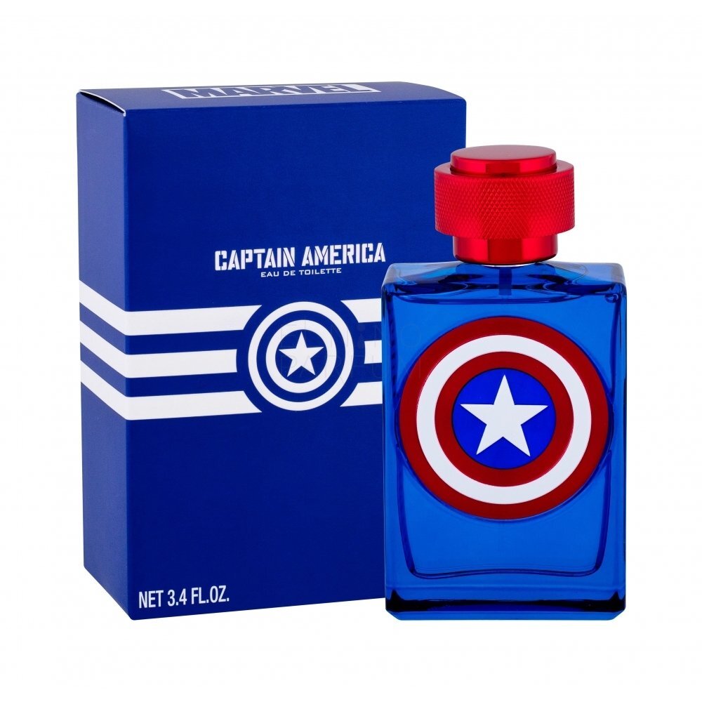 Tualetinis vanduo Marvel Captain America EDT berniukams 100 ml kaina ir informacija | Kvepalai vaikams | pigu.lt