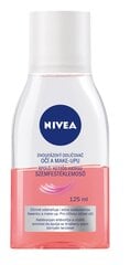 Двухфазное моющее средство для снятия макияжа с глаз Nivea 125 мл цена и информация | Средства для очищения лица | pigu.lt
