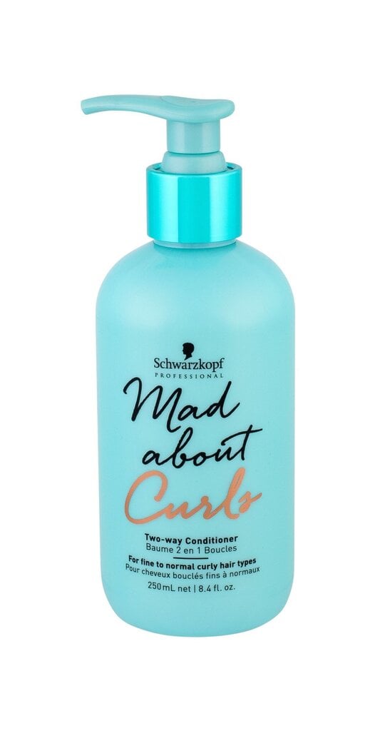 Kondicionierius garbanotiems plaukams Schwarzkopf Professional Mad About Curls Two-way Conditioner 250 ml цена и информация | Balzamai, kondicionieriai | pigu.lt