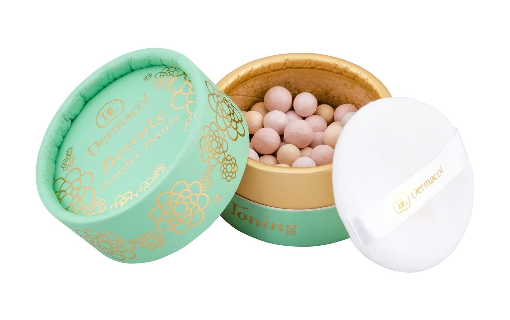 Koreguojamoji - skaistinamoji pudra Dermacol Beauty Powder Pearls Toning 25 g, Toning kaina ir informacija | Bronzantai, skaistalai | pigu.lt
