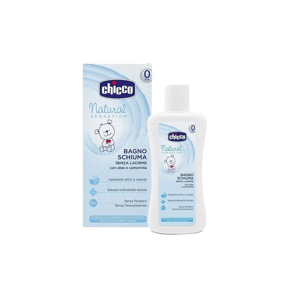 Vonios putos vaikams Chicco Natural Sensation 200 ml kaina ir informacija | Kosmetika vaikams ir mamoms | pigu.lt