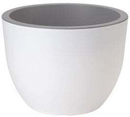 Горшок Form Plastic Muna, Ø40 см, цвет белый / серый цена и информация | Горшки | pigu.lt