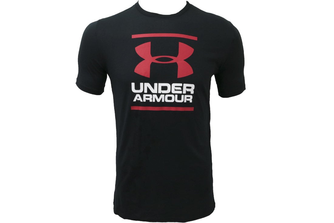 Sportiniai marškinėliai vyrams Under Armour ua gl foundation, juodi kaina ir informacija | Sportinė apranga vyrams | pigu.lt