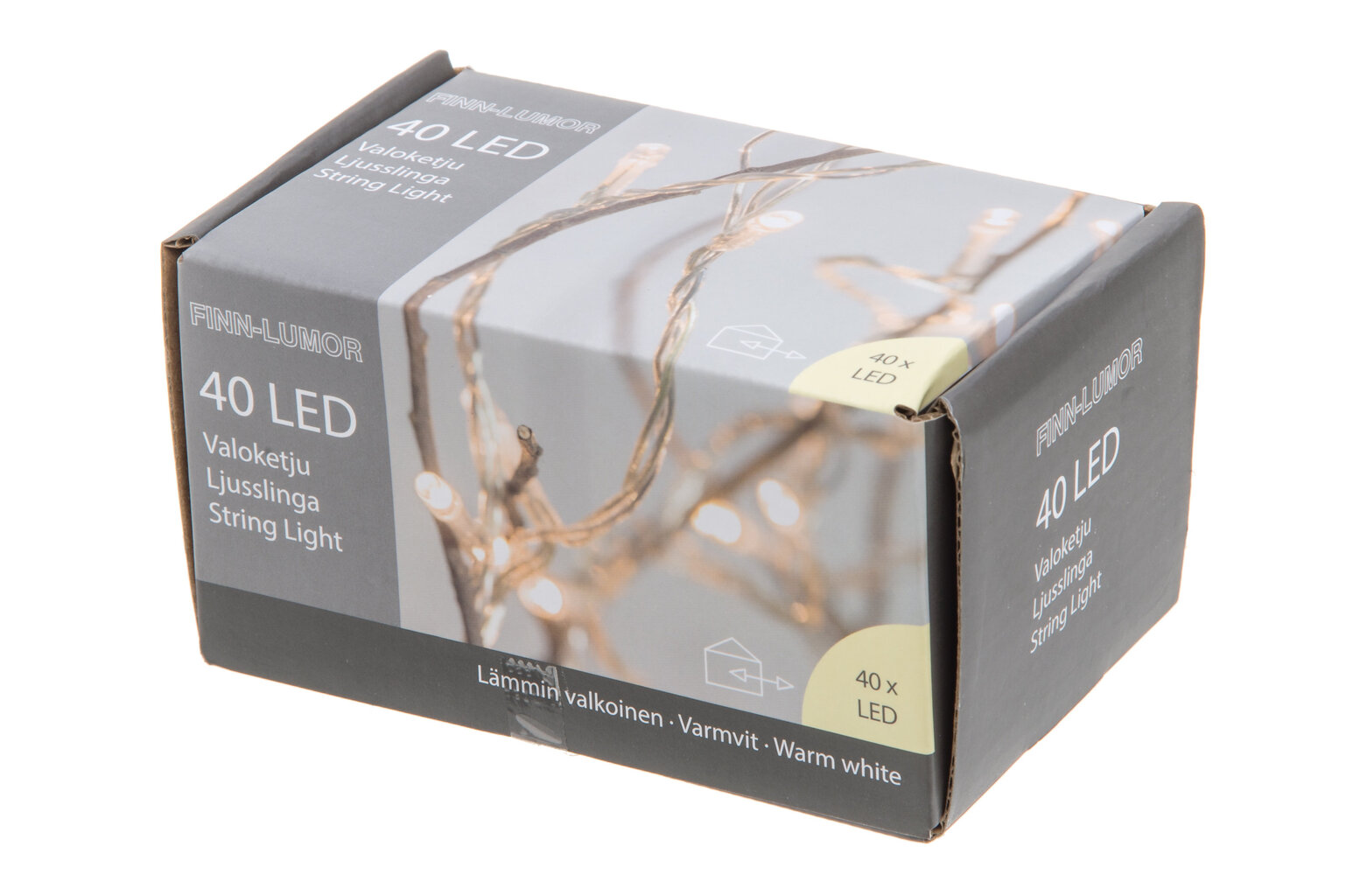 Girlianda Finnlumor, 40 LED цена и информация | Girliandos | pigu.lt