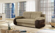 Sofa NORE Laura, ruda/smėlio spalvos цена и информация | Sofos | pigu.lt
