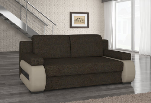 Sofa NORE Laura, ruda/smėlio kaina ir informacija | Sofos | pigu.lt