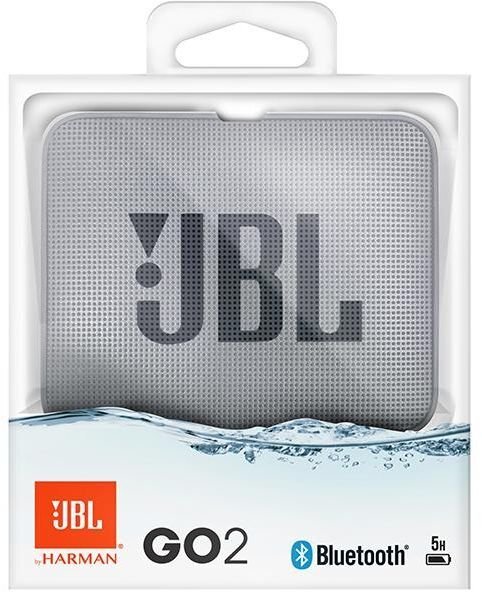 JBL Go 2, pilka цена и информация | Garso kolonėlės | pigu.lt