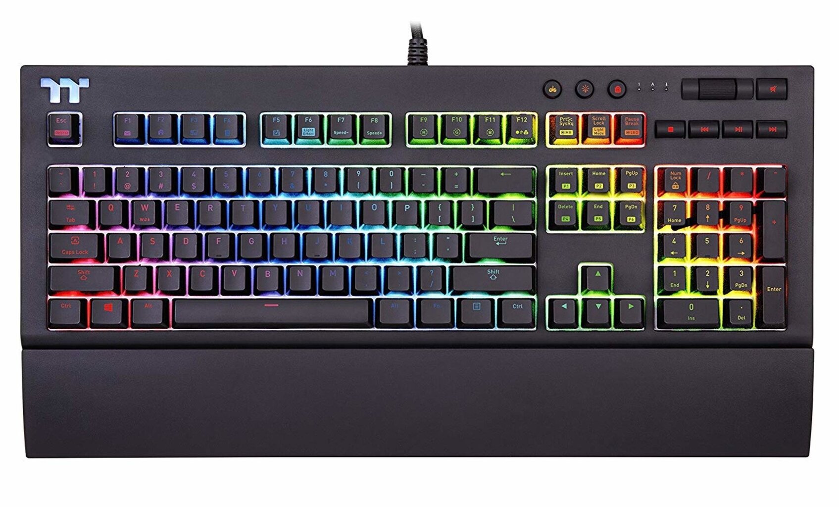 Thermaltake Premium X1 RGB Cherry MX цена и информация | Klaviatūros | pigu.lt