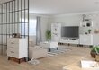 TV staliukas Sven 3D, baltas kaina ir informacija | TV staliukai | pigu.lt