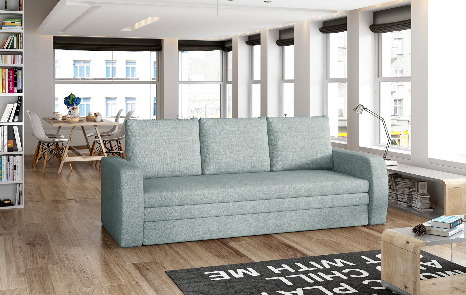 Sofa NORE Inversa, šviesiai žalia цена и информация | Sofos | pigu.lt