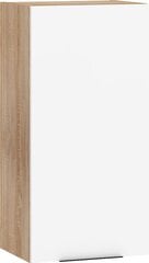 Навесной шкафчик Sven 1DPN, коричневый/белый цена и информация | Шкафчики в гостиную | pigu.lt