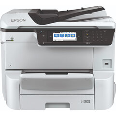 Epson Multifunctional printer WF-C8610DWF Colour, Inkjet, All-in-One, A3, Wi-Fi, Grey цена и информация | Принтеры | pigu.lt