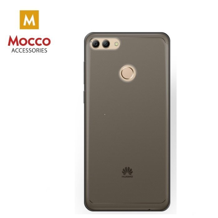 Mocco Ultra Back Case 0.3 mm Silicone Case for Huawei P20 Transparent-Black цена и информация | Telefono dėklai | pigu.lt