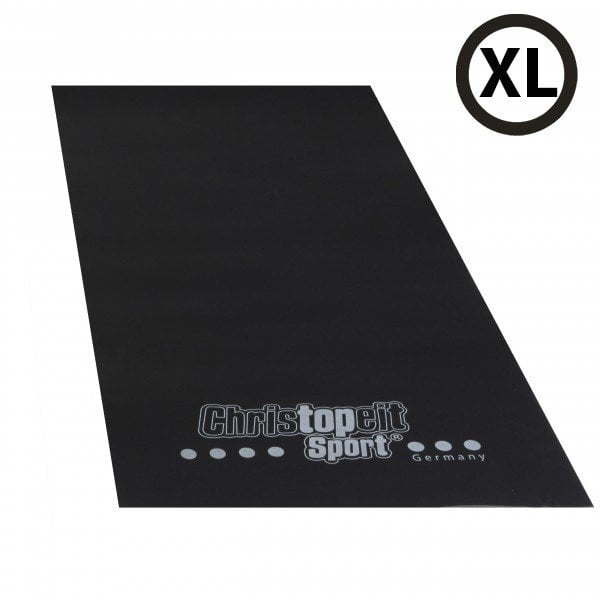 Apsauginis grindų kilimėlis treniruokliams Christopeit XL, 200x100 cm цена и информация | Treniruoklių priedai ir aksesuarai | pigu.lt
