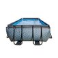 Karkasinis baseinas Exit Stone su stogeliu ir smėlio filtru, 400x200 cm, pilkas цена и информация | Baseinai | pigu.lt
