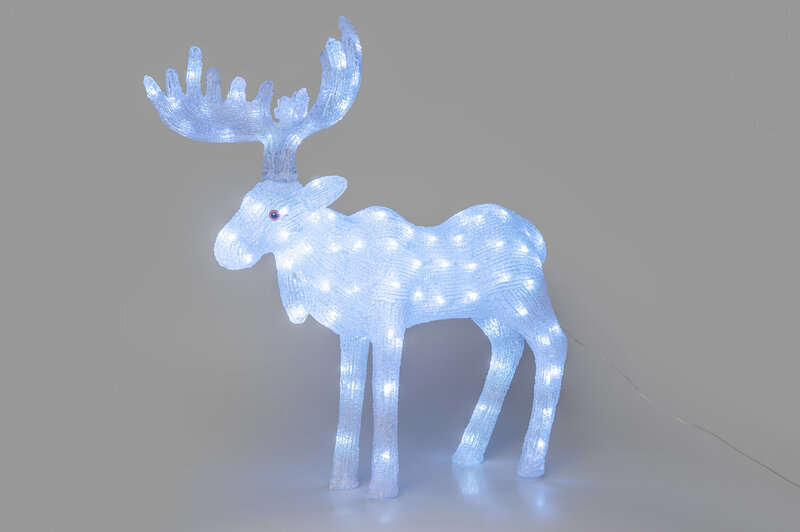Kalėdinė šviečianti dekoracija Briedis, 120 LED