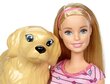 Lėlė Barbė su naujagimiais šunyčiais kaina ir informacija | Žaislai mergaitėms | pigu.lt
