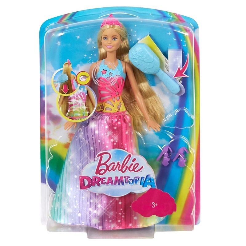 Šviečianti ir grojanti lėlė Chelsea Barbie Dreamtopia Brush kaina ir informacija | Žaislai mergaitėms | pigu.lt