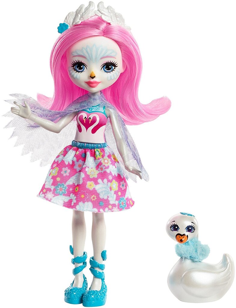 Lėlė Gulbė Safi su gyvūnėliu Enchantimals kaina ir informacija | Žaislai mergaitėms | pigu.lt