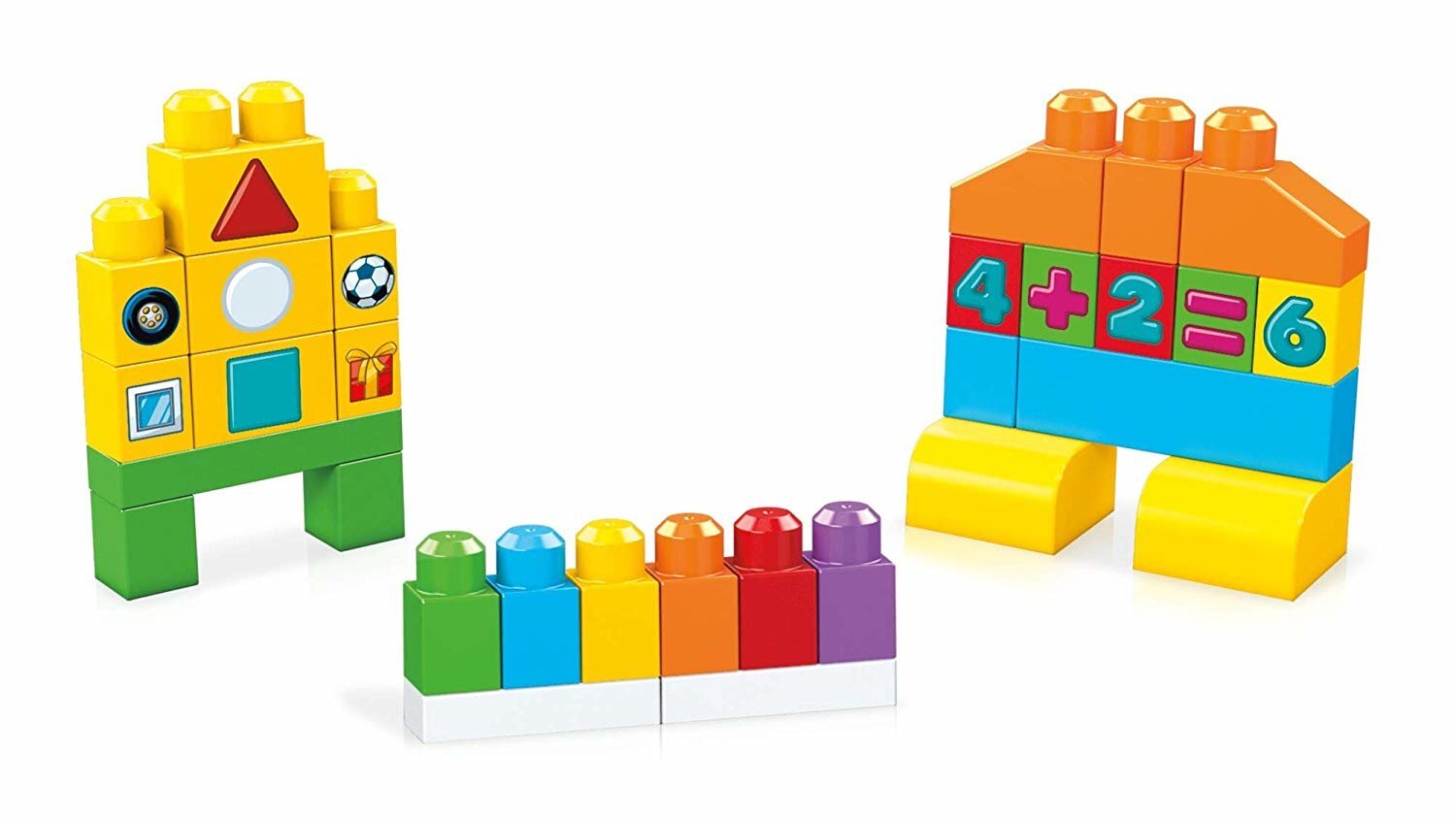 Kaladėlės Mega Bloks® Mokymosi krepšelis, 150 d. цена и информация | Žaislai kūdikiams | pigu.lt